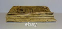 1857-1865 The New England Almanac and Farmers Friend, 9 Civil War Era Almanacks