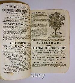 1857-1865 The New England Almanac and Farmers Friend, 9 Civil War Era Almanacks