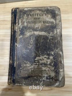 1857 McGuffey's New Fifth Eclectic Reader Antique School Book Civil War Era