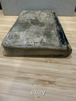 1857 McGuffey's New Fifth Eclectic Reader Antique School Book Civil War Era