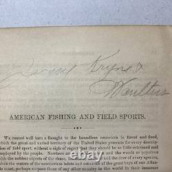 1860 Appletons American Travel Guide ANTIQUE MAPS Civil War Era Tennessee Canada