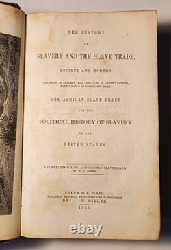 1860 History Of The Slave Trade / African Slavery In The Us Engravings CIVIL War