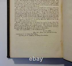 1860 Military Academy at WEST POINT Senate Report, Jefferson Davis, Robert E Lee