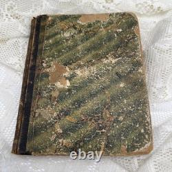 1860s Personal Notebook Memory Scrap Book, Civil War Era READ THE DESCRIPTION
