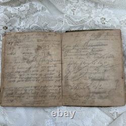 1860s Personal Notebook Memory Scrap Book, Civil War Era READ THE DESCRIPTION