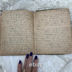 1860s Personal Notebook Memory Scrap Book, Civil War Era READ THE DESCRIPTION