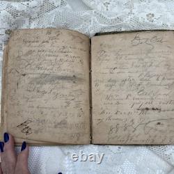 1860s Personal Notebook Memory Scrap Book, Civil War Era READ THE DESCRIPTION
