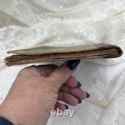 1860s Personal Notebook Memory Scrap Book, Civil War Era READ THE DESCRIPTION