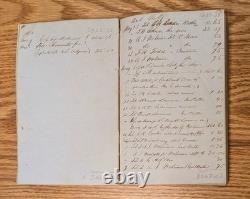 1861-63 Civil War Era Merchant Charter Ledger Book Boston Maine Shipping Navy