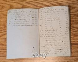 1861-63 Civil War Era Merchant Charter Ledger Book Boston Maine Shipping Navy