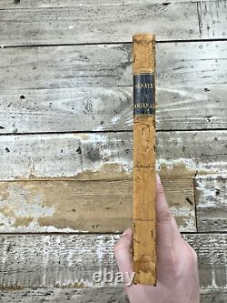1861 Civil War Era Law Book Senate Journal. Commonwealth of Virginia Wheeling
