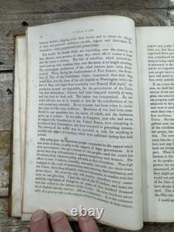 1861 Civil War Era Law Book Senate Journal. Commonwealth of Virginia Wheeling