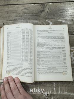 1861 Civil War Era Law Book Senate Journal. Commonwealth of Virginia Wheeling
