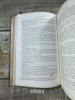 1861 Civil War Era Law Book Senate Journal. Commonwealth of Virginia Wheeling