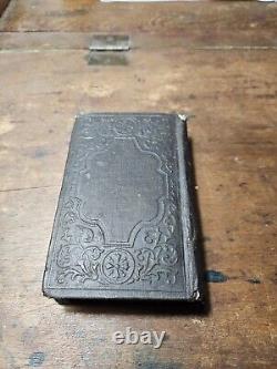 1861 Civil War Issued New Testament American Bible Society Pocket New York KJV