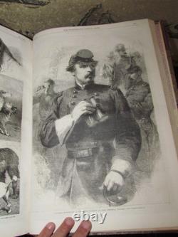1861 ILLUSTRATED LONDON NEWS VOL 39 US CIVIL WAR BULL RUN McLELLAN BLENKER