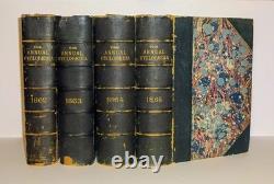 1862-65 The Annual Cyclopaedia, Illust, CIVIL WAR Lincoln Booth Douglass Grant