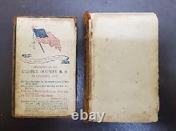 1862 Civil War NT Bible, Presented by Ulster County Bible Society