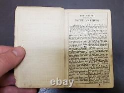 1862 Civil War NT Bible, Presented by Ulster County Bible Society