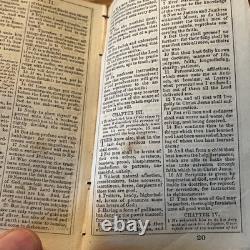 1862 Civil War New Testament Hospital Bible, American Bible Society