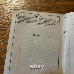 1862 Civil War New Testament Hospital Bible, American Bible Society