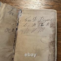 1862 Civil War New Testament Hospital Bible, American Bible Society