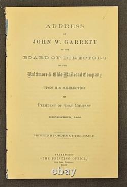 1862 Philadelphia & Erie Rail Road Co Annual Meeting Proceedings Report