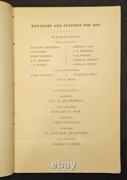1862 Philadelphia & Erie Rail Road Co Annual Meeting Proceedings Report