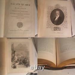 (1862) War With The South Robert Tomes Civil War 3 Volumes Leather