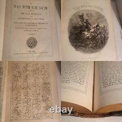 (1862) War With The South Robert Tomes Civil War 3 Volumes Leather