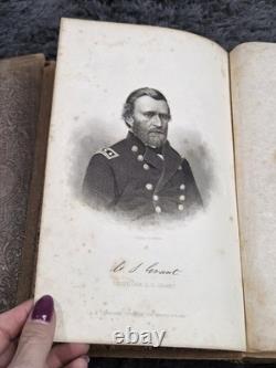 1863/1866 The History of the Civil War in America by John SC Abbott 2 Volume Set