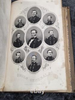1863/1866 The History of the Civil War in America by John SC Abbott 2 Volume Set