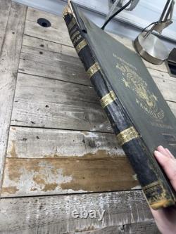 1863 Antique Civil War Atlas Johnson's New Illustrated Family Atlas