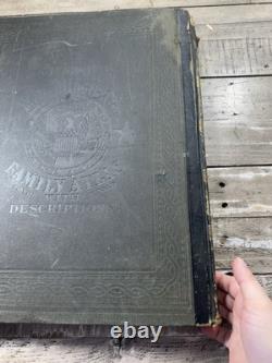1863 Antique Civil War Atlas Johnson's New Illustrated Family Atlas