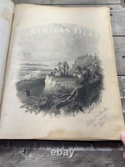 1863 Antique Civil War Atlas Johnson's New Illustrated Family Atlas