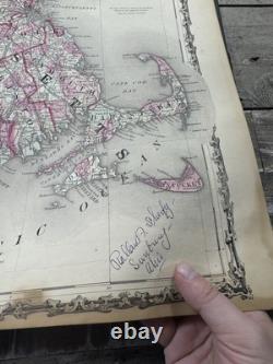 1863 Antique Civil War Atlas Johnson's New Illustrated Family Atlas