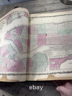 1863 Antique Civil War Atlas Johnson's New Illustrated Family Atlas