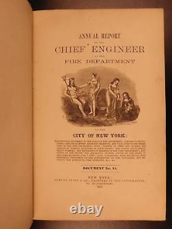 1863 Civil War Reports New York Fire Department NYFD Documents Firefighter Gift