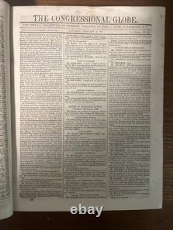 1863 Congressional Globe Emancipation Proclamation Civil War
