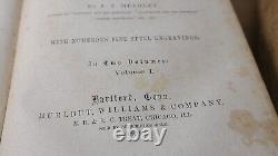 1863 Headley's The Great Rebellion A History of the Civil War in the U. S I & II