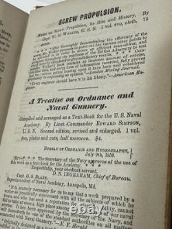 1863 The Hand-Book of Artillery by Joseph Roberts US Army & Militia Civil War