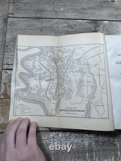 1864 Antique Civil War Book General McClellan's Report and Campaigns
