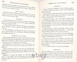 1864 Antique Civil War Era Cookbook MRS. BLISS PRACTICAL COOK BOOK 1,000 RECIPES