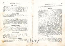 1864 Antique Civil War Era Cookbook THE PRACTICAL COOK BOOK H. M. Robinson NY FE