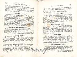 1864 Antique Civil War Era Cookbook THE PRACTICAL COOK BOOK H. M. Robinson NY FE