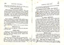 1864 Antique Civil War Era Cookbook THE PRACTICAL COOK BOOK H. M. Robinson NY FE