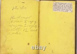 1864 Antique Civil War Era Cookbook THE PRACTICAL COOK BOOK H. M. Robinson NY FE