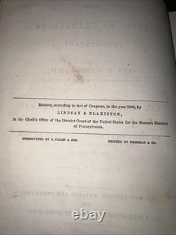 1864 CIVIL WAR Burning of Chambersburg, Pa. Hardback Book Second Ed. Ships FREE