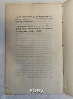 1864 Civil War Era Grant Oil Company Prospectus Oil Creek Pennsylvania Map