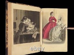 1864 Civil War FASHION Dresses Clothing Hairstyles Craft ART Peterson's Magazine